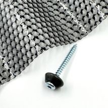 Verzinkte Schrauben M5 X 50 Mm Für Holz Mit Grau Dichtscheibe Mk Pc Diamonds 50 Stück