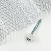 Verzinkte Schrauben M5 X 50 Mm Für Holz Mit Transparenter Dichtscheibe Mk Pc Diamonds 50 Stück