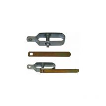 Verzinkter Stahlvorhang für 104 -mm -Zaunnetze