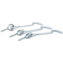 Zinkbeschichteter Spannhaken Holz Viswood 3,5x50 mm (Stückzahl 3 Haken)