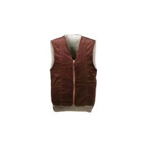 Vest, Webfell, Size 2Xl, Marrone