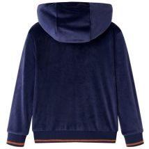 Veste à capuche pour enfants bleu marine 104