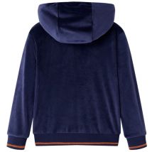 Veste à capuche pour enfants bleu marine 92