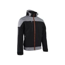 Veste banjo Softshell noir gris tl - covergard - 5BAN01000L