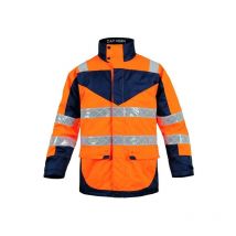 Veste bleue marine haute visibilité cap horn 2 - m T2S