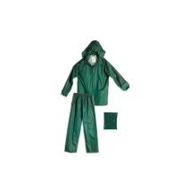 veste de costume et pantalon de pluie de travail impermA able taille XXL vert