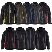 Veste de travail doublée technique 4890 - Noir/Bleu roi xl