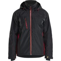 Veste de travail doublée technique 4890 - Noir/Rouge l