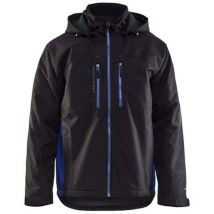 Veste de travail doublée technique 4890 - Noir/Bleu roi S