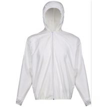 Veste de protection chimique taille l blanc matériau