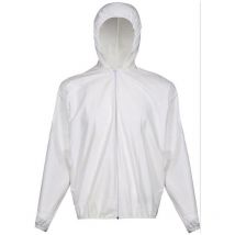 Veste de protection chimique taille m blanc matériau