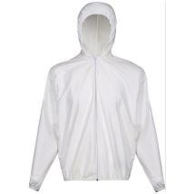Veste de protection chimique CoverStar – Taille L – Antistatique – Blanc – EPI Catégorie III – Normes EN 13034, EN 14126, EN 1149-5