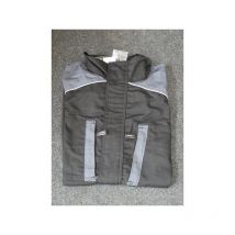 Veste blouson de travail tissu hydrofuge noir-gris 5 poches fermeture à glissière Taille xl Arsenal Elysee