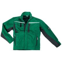 Veste de travail – Taille S – vert/gris – 65% polyester, 35% coton – Equipement de protection EPI