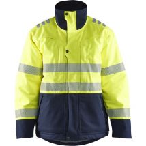 Veste de travail hiver retardant flamme 4517 - Jaune fluo/Marine xs