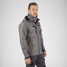 Veste de travail flores gris chine taille l