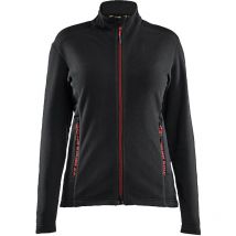 Veste de travail micropolaire femme 4766 - Noir/Rouge m