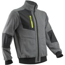 Coverguard Arbeitsjacke MIKAN aus Fleece – Grau – Größe S (40/42)