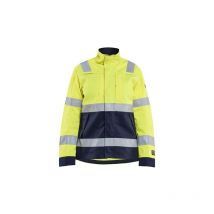 Veste de travail multinormes femme 4091 - Jaune/Marine l