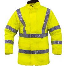 Veste de travail Parka haute visibilité imperméable Tex Light Taille - 3XL Jaune