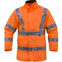 Veste de travail Parka haute visibilité imperméable Tex Light Taille - 2XL Orange