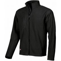 Veste de travail polaire zippée warm - Noir s