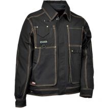 Profi Arbeitsjacke Cofra Bruxelles, 100% Baumwolle Schwarz 52