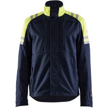 Veste de travail retardant flamme Inhérent Steel 4505 - Marine/Jaune xl