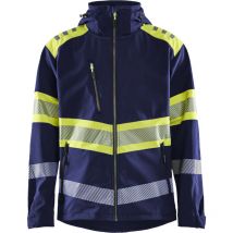 Veste de travail softshell haute visibilité 4494 - Marine/Jaune fluo xxxl
