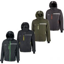 Veste de travail d'hiver imperméable wink - Gris/Vert s