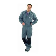 Blouson à ceinture Canvas 320 Taille 58 gris/noir 65 % pes / 35 % coton