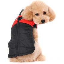 Veste d'hiver imperméable pour chien, doudoune épaisse et matelassée, vêtements pour animaux de compagnie et chiots,M
