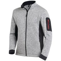 Fhb - Veste Polaire Tricotée Christoph Taille Xxl Gris / Noir - 79595-1120-2xl