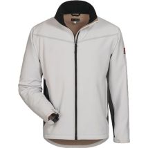 Veste En Softshell Laurin Taille L Blanc/gris Craftland