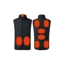 Veste et gilet de protection,Gilet Chauffant pour Homme et Femme - Veste Chauffante électrique Rechargeable par usb - Veste Chaude Lavable avec 3