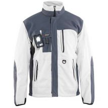 Veste polaire coupe-vent BLAKLADER 4835 - Déstockage - Blanc - XL