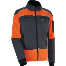 Veste forestière en tricot X-treme Arctic, orange/gris, Taille 50/52