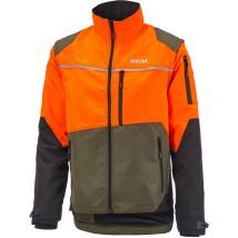 Veste forestière KOX Transform Vert olive/Orange 46/48 (=S/01)