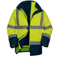 Parka 5 en 1 haute visibilité polyester oxford enduit pu Delta Plus speedjm 54/56 (xl)