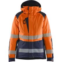 Veste hiver haute visibilité femme 4456 - Orange/Marine S