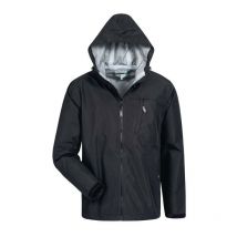 Veste de pluie pattani taille m noire 100 % pes Rip-Stop Softshell