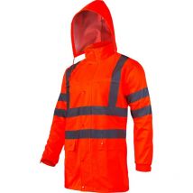 Veste Imperméable Haute Visibilité, Orange, 'l', Ce, Lahti