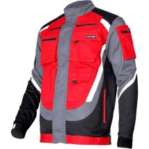 Veste, Noir-gris-rouge, 100% Coton, '3xl', Ce, Lahti
