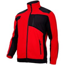 Veste Polaire Avec Renfort, Rouge-noir,'3xl',ce, Lahti