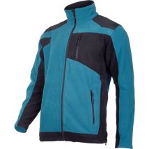 Veste Polaire Avec Renfort, Turq-noir,'xl',ce, Lahti