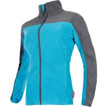 Veste Polaire Femme, Turquoise Et Gris, "l", Ce, Lahti