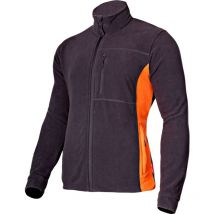 Veste Polaire, Graphite Et Orange, 's', Ce, Lahti