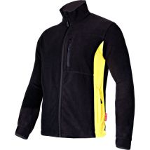 Veste Polaire, Noire Et Jaune, "m", Ce, Lahti