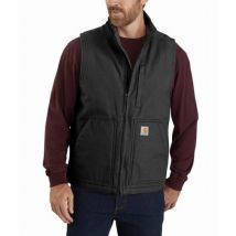 Carhartt - rmellose Weste mit ausgewaschenem Entenfutter, Schwarz t.s