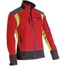 Veste Soft Shell X-treme Shell de PSS rouge/jaune taille s